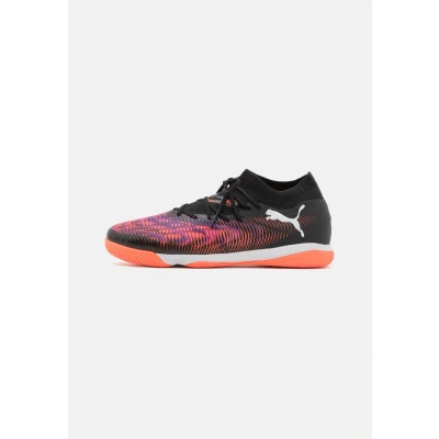 Afbeelding van Puma Future 8 Match IT Zaalvoetbalschoenen, Heren, Maat: 47, Black/white/glowing red Textiel/ synthetisch