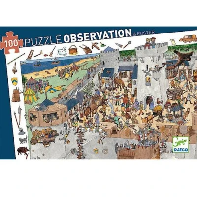 Afbeelding van Djeco puzzel observation kasteel (100st)