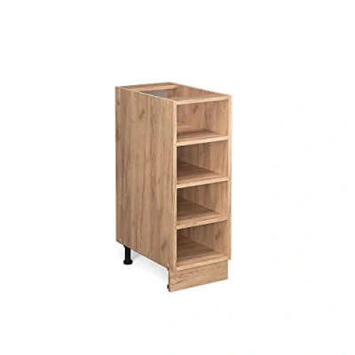 Afbeelding van Vicco Keukenrek Fame Line, Bruin/Bruin, 30 cm zonder werkblad