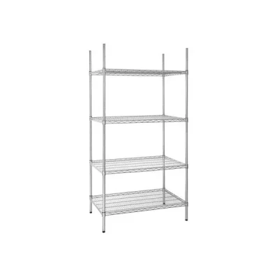 Afbeelding van Vogue voorraadrek 4 etages 183(H) x 91,5(B) 61(D)cm