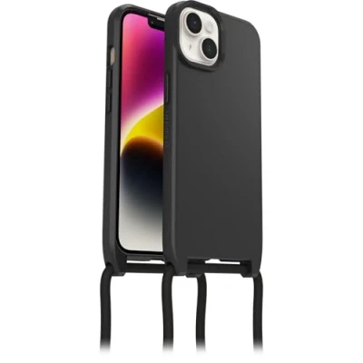 Image de OtterBox React Series Coque de protection pour téléphone portable collier compatibilité avec MagSafe plastique noir Apple iPhone 14