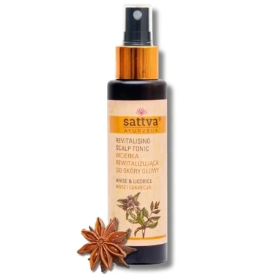 Afbeelding van Sattva AYURVEDA Rub in anijsdrop, hydrateert de hoofdhuid, 100 ml Wcierka Anyz