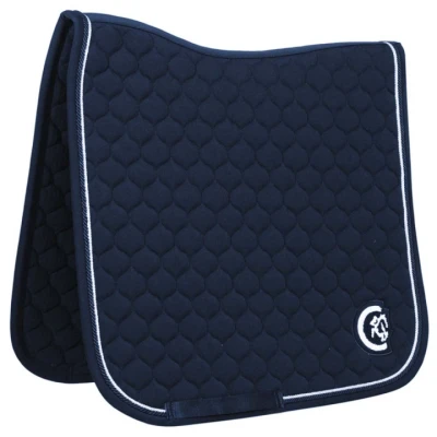 Afbeelding van Kentucky Horsewear Zadeldekje Onion Quilt 3D Logo Dressuur Navy