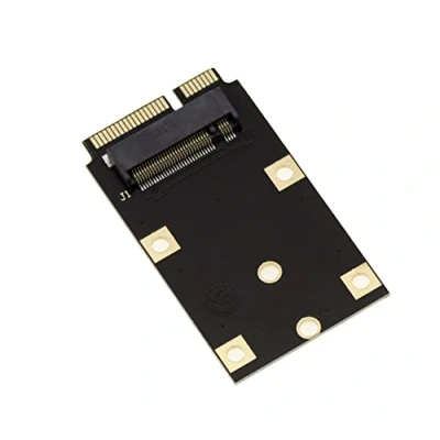 Afbeelding van KALEA INFORMATISCHE M2 M Key naar miniPCIe adapter voor het monteren van een M.2 kaart op Full Size Mini PCIe poort