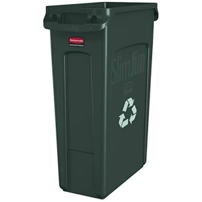 Afbeelding van Rubbermaid Slim Jim 87 liter groen