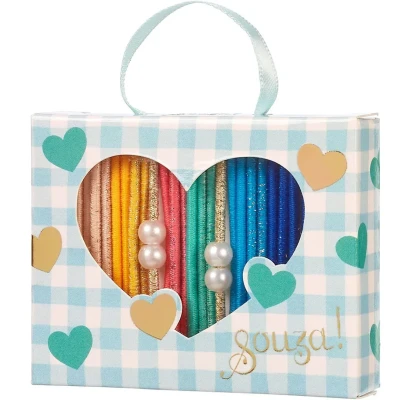 Afbeelding van Souza for kids haarelastiekjes lente groen 24st