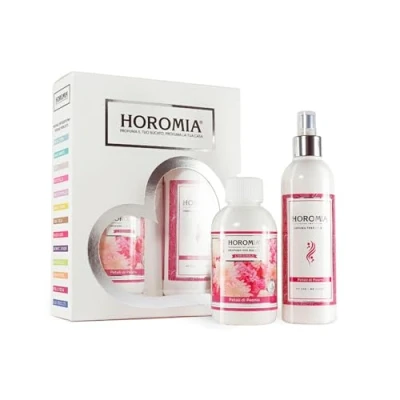 Afbeelding van Horomia Geschenkset Petali di Peonia Wasparfum en textielspray