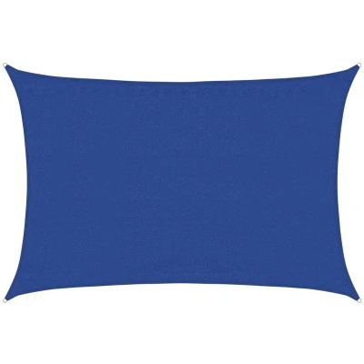 Afbeelding van Zonnezeil 160 g/m rechthoekig 3,5x4,5 m HDPE blauw