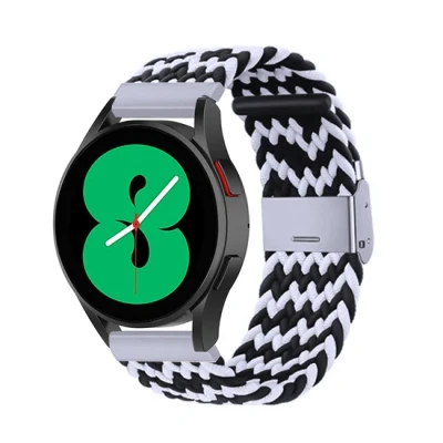 Afbeelding van Garmin Approach S12 / S40 S42 Braided nylon bandje Zwart wit