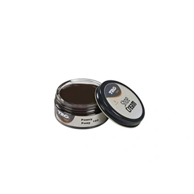 Afbeelding van TRG schoencrème met bijenwas pony bruin 50 ml