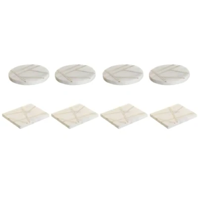 Afbeelding van Onderzetters Home ESPRIT Blik Marmer (2 Stuks)