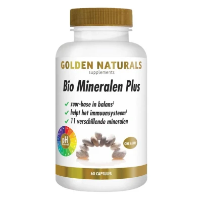 Afbeelding van Golden Naturals Bio Mineralen Complex Capsules 60VCP