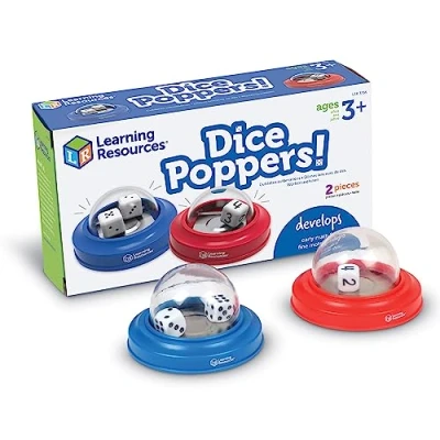 Afbeelding van Dobbelsteen poppers Learning resources