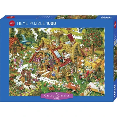 Afbeelding van Puzzel Funny Farm 1000 Heye