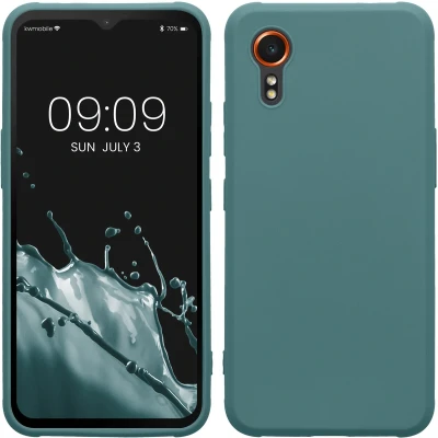 Afbeelding van kwmobile telefoonhoesje geschikt voor Samsung Galaxy Xcover7 Hoesje smartphone Back cover in Arctische nacht