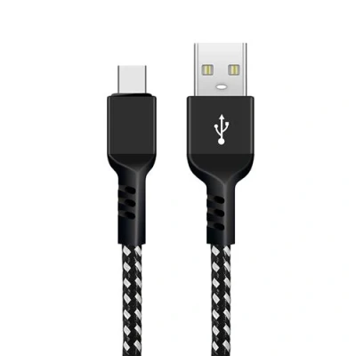 Image de Maclean câble USB C, supportant Fast Charge, transfert de données, 2.4A, 5V/2.4A, noir, longueur 2m, MCE482