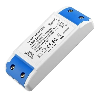 Afbeelding van LED transformator, 1 30 W, 12 V, 5 A, drivervoeding, geen minimale belasting, flikkerende led, transformatorgeluid voor Mr11 G4 Mr16 Gu5.3 lampen lichtstrip