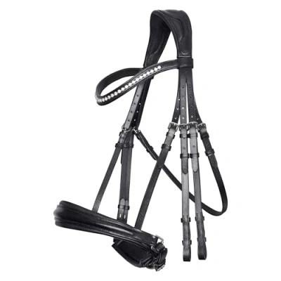 Afbeelding van Imperial Riding Weymouth Bridle IRHFria Black Maat Cob