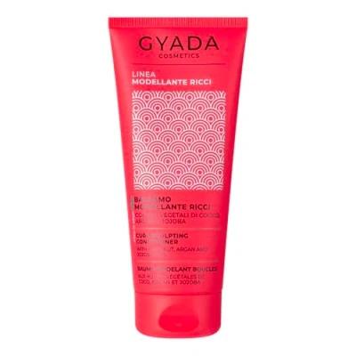 Afbeelding van GYADA COSMETICS, Modellerende balsem, krullend haarbalsem, ontwarrend, elastisch en disciplinerend, op basis van aloë vera sap, lijnolie, kokosolie, argan jojoba, 200 ml