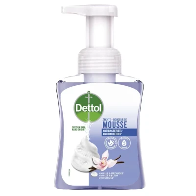 Afbeelding van Dettol Orchidee &amp; Vanille Zachte Mousse Antibacteriële Handzeep 250ML
