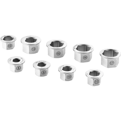 Afbeelding van FACOM 464.MKIT set van 9 verloopringen voor ringratelsleutels 464.M14X19
