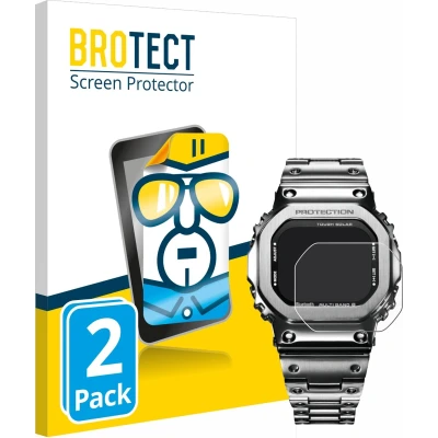 Afbeelding van BROTECT Screenprotector voor Casio G Shock GMW B5000D 1ER Folie Beschermfolie transparant (2 Stuks)