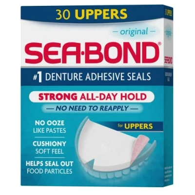 Afbeelding van Sea Bond 30 stuks veilige lijmafdichtingen voor tandprothesen