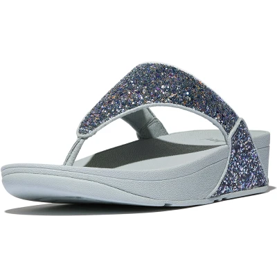 Afbeelding van FitFlop Lulu Multi Tonal Glitter Toe Post Sandals BLAUW Maat 37