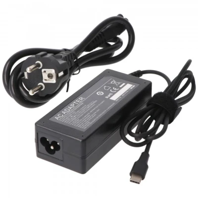 Afbeelding van USB C oplader voor laptop met oplaadbus AC adapter 65W