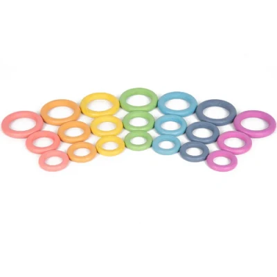 Afbeelding van Tickit ringen regenboog 21st