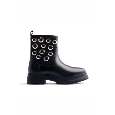 Afbeelding van Gioseppo Enkellaarsjes met sleehak, Dames, Maat: 37, Black Schoenen