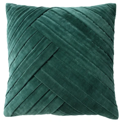 Afbeelding van Dutch Decor GIDI Sierkussen 45x45 cm velvet effen kleur Sagebrush Green groen