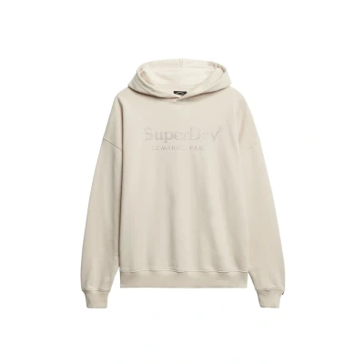 Afbeelding van Superdry Venue Hoodie, Dames, Maat: 34, Pumice stone beige