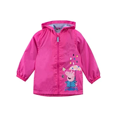 Afbeelding van Peppa Pig Regenjas voor meisjes I Roze jas kinderen Leeftijden van 12 maanden tot 8 jaar Officiële merchandising,