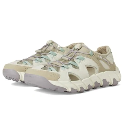Afbeelding van Merrell Maipo Explorer Sieve Outdoorsandalen, Dames, Maat: 37, Taupe Leer en textiel