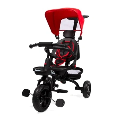 Afbeelding van Baninni Driewieler met Duwstang Reina Rood