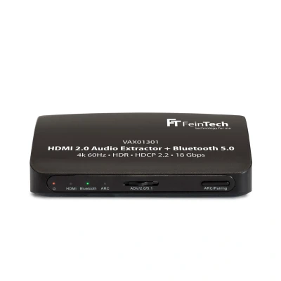 Image de FeinTech HDMI Audio Extractor Bluetooth, Zwart
