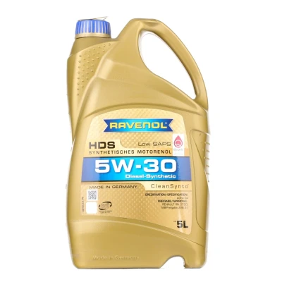 Afbeelding van Ravenol HDS 5W 30 5L Motorolie 1111121 005 01 999