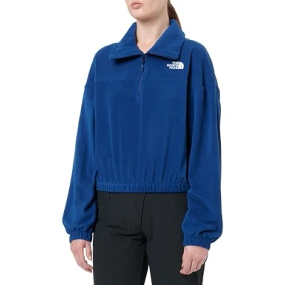 Afbeelding van The North Face 100 Glacier HALF ZIP Fleece trui, Dames, Maat: 32, Estate blue