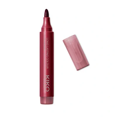 Image de KIKO Milano Long Lasting Colour Lip Marker 106 Feutre À Lèvres Sans Transfert, Effet Tatouage Naturel, Ultra Longue Durée (10 Heures)