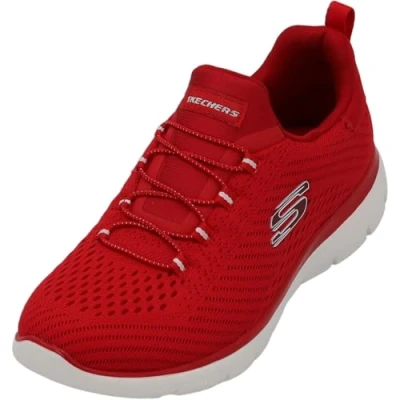 Afbeelding van Skechers Summits dames sneaker Rood Maat 39