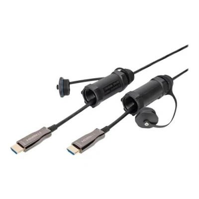 Afbeelding van Digitus AK 330130 150 S HDMI kabel 15 m Type A (Standaard) Zwart
