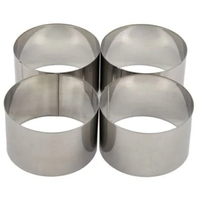 Afbeelding van Cosy &amp; Trendy Kookringen RVS ø 9 cm 4 Stuks