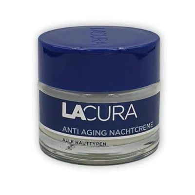 Afbeelding van Lacura Q 10 Anti aging nachtcrème voor alle huidtypes, 50 ml