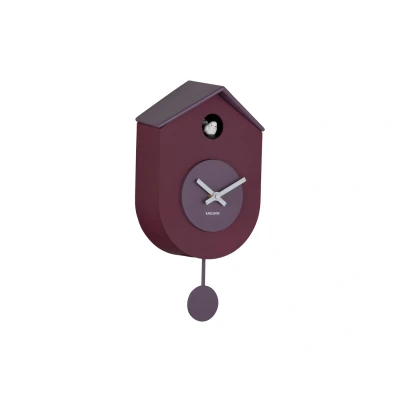 Afbeelding van Karlsson Wandklok Grato Cuckoo Dark mauve &amp; soft lavender
