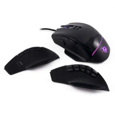 Image de Souris CoolBox ProSwap DG MOU020 MOD Avec Fil Jeu USB Bluetooth 10 Boutons Noir