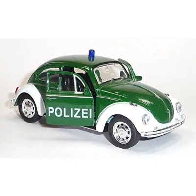Afbeelding van Welly VW Käfer Polizei groen Volkswagen Modellauto