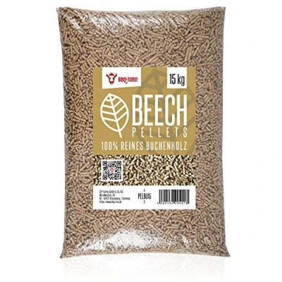 Afbeelding van BBQ Toro Beukengranulaat 100% beukenhout 15 kg Houtpellets voor pizzaoven, grill, rookoven en verwarming hardhoutpellets barbecue