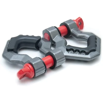Afbeelding van Dragon Winch Stalen beugel 5/8 inch 2 stuks 3T / 3000 kg hoge sterkte schakels universele kabellierhulzen duurzame van hoogwaardig staal lieraccessoires