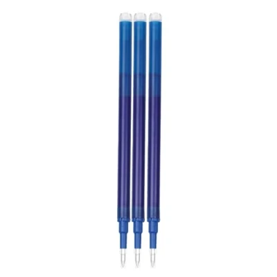 Afbeelding van Interdruk Balpenvullingen, uitwisbaar, blauw, 3 stuks